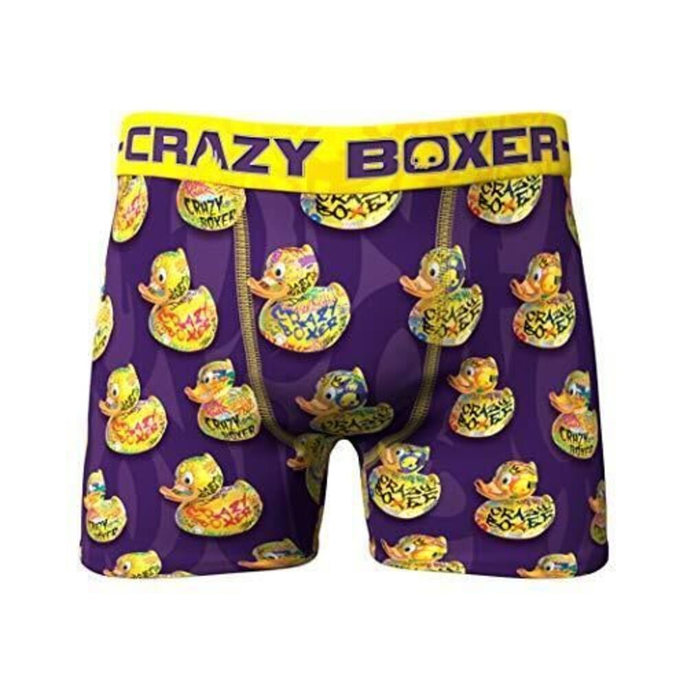 Crazy Boxer "Rubber Duck" All Over Print Men's Boxer Brief - Small